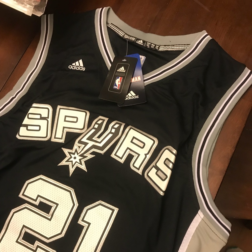 Time Duncan adidas jersey